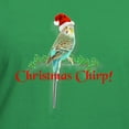 thumbnail image 3 of CafePress - Christmas Budgie Women's V Neck Dark T Shirt - Women's V-Neck Dark T-Shirt, 3 of 4