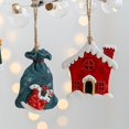 thumbnail image 4 of Resina 7cm-8cm Super Asequible Decorativo Mini Adornos Colgantes, D,11 Feliz Sencillez, 4 of 5