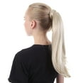 thumbnail image 5 of HPO Adult Women's Body Wave Ponytail Hair Extensions Wrap Around Platinum Blonde ST-039, 5 of 5