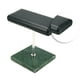 thumbnail image 4 of Soporte de visualización Hugo Cojín de cuero PU y Plata Verde, 4 of 6