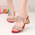 thumbnail image 1 of Chanclas de moda de verano para mujer, sandalias de tacón alto, zapatos de diamantes de imitación para chicas gordas Wmkox8yii  hj789, 1 of 6