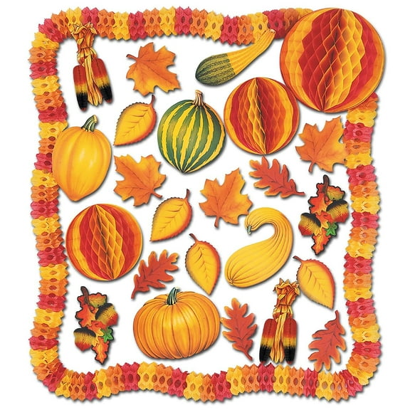 Beistle Fall Decorating Kit - 28 Pieces