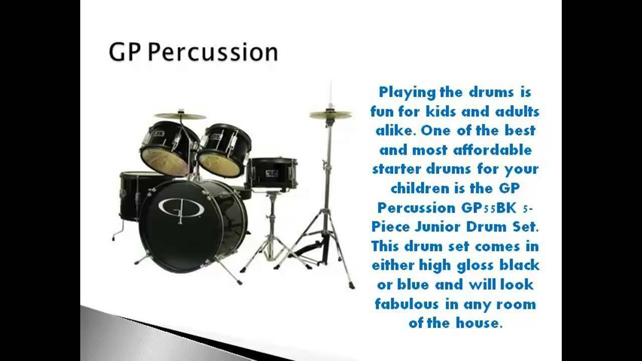 gp percussion 5 piece junior drum set