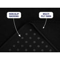 thumbnail image 6 of American Soft Linen, Non Slip Bath Rug, 100% Cotton 20x34 inches, Soft Absorbent Bath Mat Rugs, Black, 6 of 6