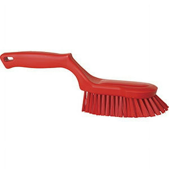 Vikan Ergonomic Scrubbing Brush- Stiff - Red (3 Units)