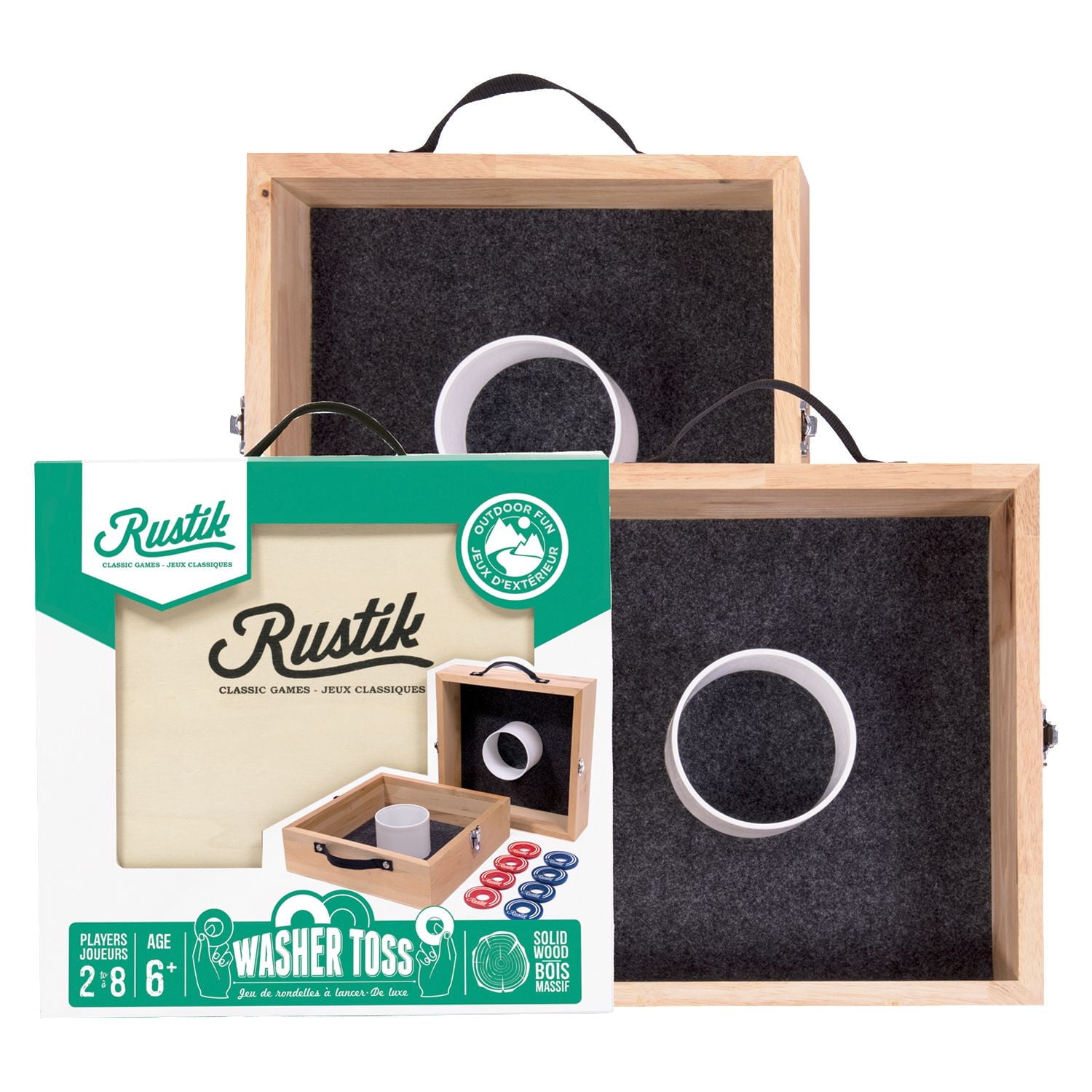 Rustik Jeu de Rondelles à Lancer