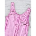 thumbnail image 6 of YiZYiF Kids Girls Metallic Solid Color Stretchy Ballet Dance Gymnastics Leotard Jumpsuit,Sizes 3-14, 6 of 7