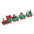 thumbnail image 2 of Christmas Train Gift,Wooden Mini Train Craft Christmas Train Decoration Christmas Wooden Train Proven Performance, 2 of 12