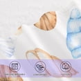 thumbnail image 3 of Coolnut Seashells and Corals Bath Towels with 1 Washcloth, 27"x54" + 12"x12"100% Cotton Bathroom Towels Set, Ultra Absorbent and Super Soft Bath Towel for Hotel, Home, 3 of 6