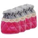 thumbnail image 4 of 4 piezas de calcetines de tela antideslizantes para piernas y protectores de suelo Rosa caliente, 4 of 8