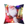 thumbnail image 1 of Funda de cojín navideña con LED, decoración navideña para el hogar, adorno navideño, funda de almohada, regalos de Año Nuevo 2025, Papá Noel, 1 of 5