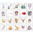 thumbnail image 1 of Pegatinas De Tatuaje Para Niños A Prueba De Agua Animal Mariposa Flor Diy Pegatinas De Tatuaje De Dibujos Animados Para Niños 20 Piezas Cateissary HA046386-05, 1 of 6