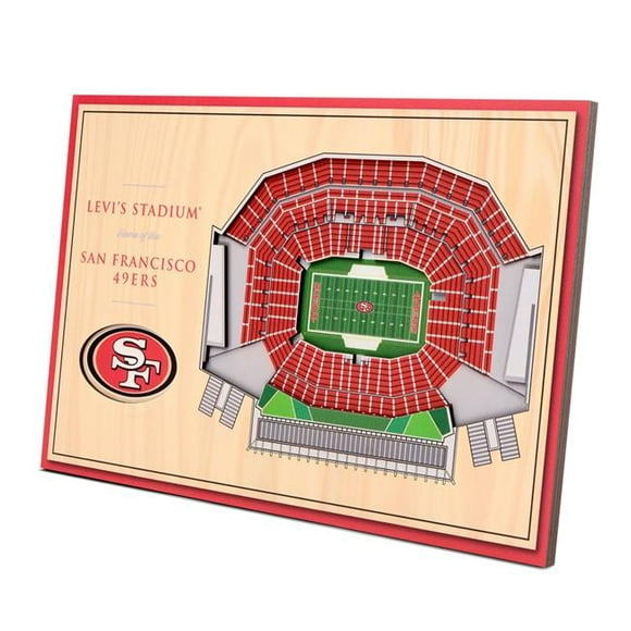 YouTheFan 8491508 NFL San Francisco 49ers 3D StadiumViews Écran de Bureau - Levis Stadium