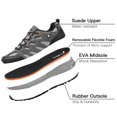 thumbnail image 3 of Zapatos de senderismo Kricely, ligeros e impermeables para hombre, color gris claro, 3 of 6