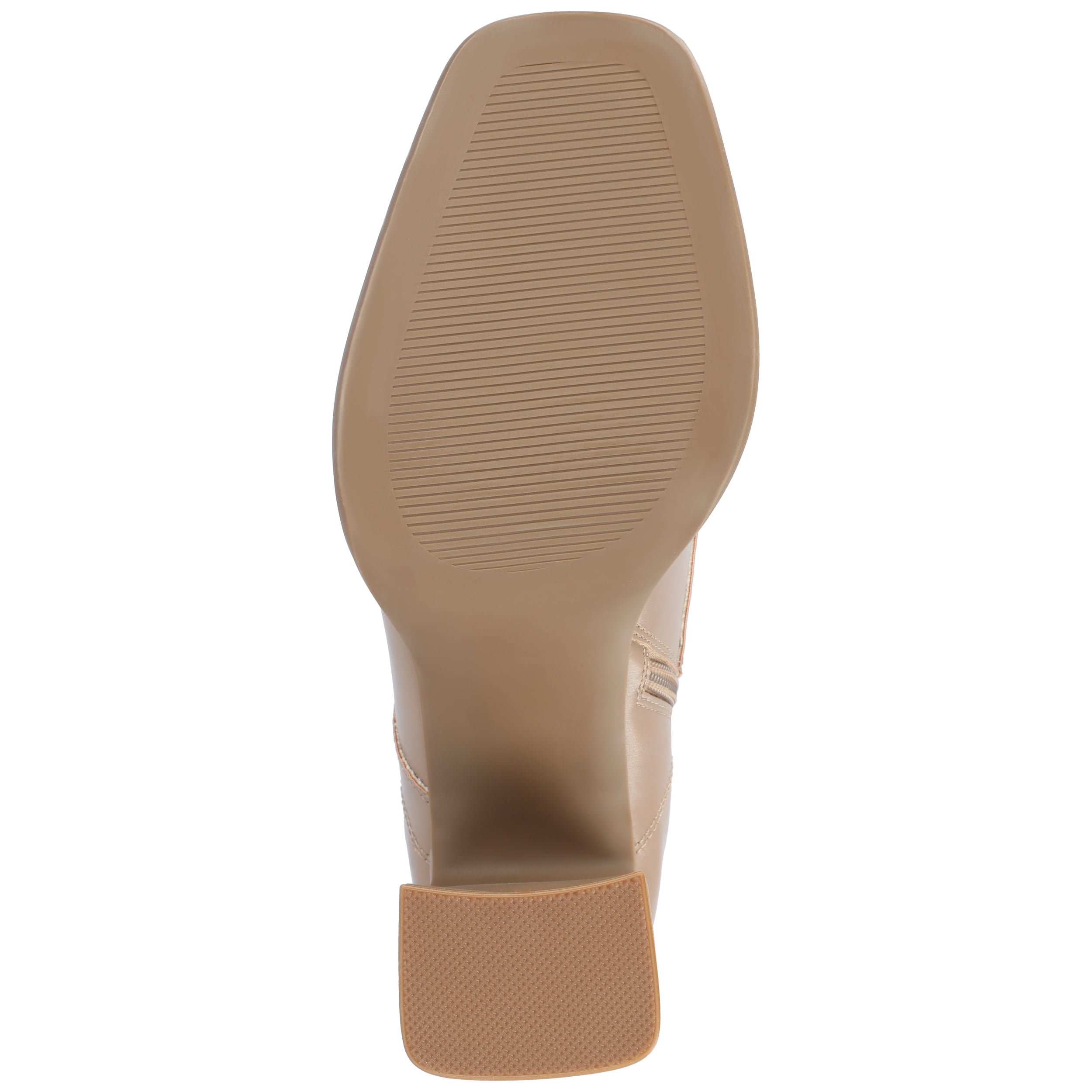 Journee Womens Kalindi Lace Up and Zip Entry Square Toe Booties, Widths Available