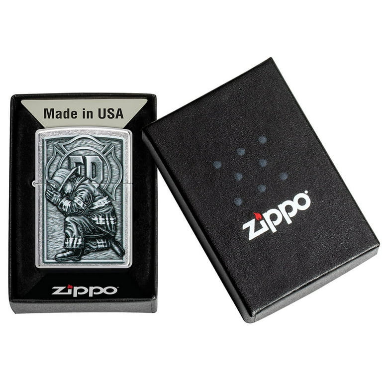 Accendino Zippo Barbarian - Design Street Chrome, Tascabile - Foto 3