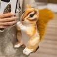 thumbnail image 7 of Lifelike Chipmunk Stuffed Animal, 7-Inch Realistic Plush Toy, Ultra-Soft Cuddly Doll, Perfect Gift for All Ages, Safe & Huggable Collectible Animal Figure, 7 of 7