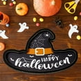 thumbnail image 5 of Halloween Serving Tray Wooden Witch Hat Shape Plate Snack Fruit Meat Cheese Board Halloween Theme Cake Plate Stylish Candy Tray Festive Kitchen Accessories, 5 of 7