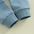 thumbnail image 6 of Bagilaanoe 2PCS Toddler Baby Boy Pants Set Long Sleeve Sweatshirt Pullover Tops + Drawstring Sweatpants 6M 12M 18M 24M 3T 4T Kids Casual Sweatsuits, 6 of 6