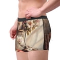 thumbnail image 3 of Bingfone Vintage Floral Vase With Books Men's Underwear - Casual Stretch Boxer Briefs-Medium, 3 of 7