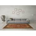 thumbnail image 3 of Ahgly Company Indoor Rectangle Medallion Brown Traditional Area Rugs, 4' x 6', 3 of 4