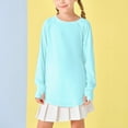 thumbnail image 5 of Annhoo Girls Long Sleeve T Shirts Kids Casual Crew Neck Tunics with Thumbhole Fashion Spring Clothes 3-13 Years, 5 of 9