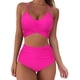 thumbnail image 1 of Conjunto de bikini cruzado para mujer Trajes de baño de 2 piezas de talle alto con realce Namotu CZYD-SY72-2, 1 of 7