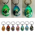thumbnail image 3 of Natural Starfish Amber Charm Keychains Backpack Decoration Fashion Keys Holder, 3 of 5