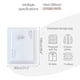 thumbnail image 2 of Bolsa de almacenamiento al vacío Milky White | Triple Sellado Hermético PA+PE | Organizador de ropa para colchas de cama | Ahorro de espacio reutilizable y duradero | Compresión de Viajes | 1 Pack, 2 of 2