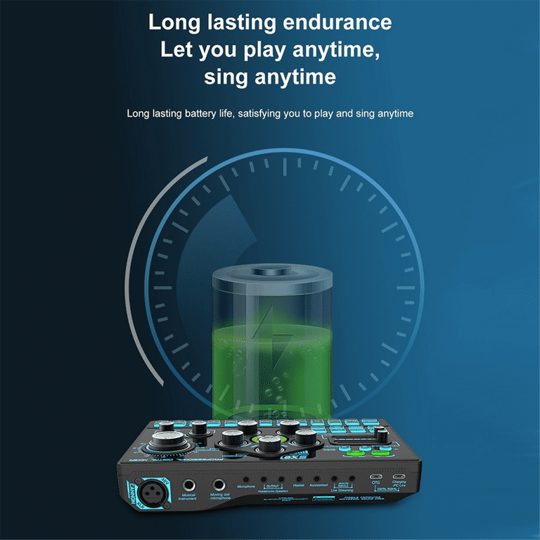 SX91 Live Sound Card USB Sound Mixer Professional Audio Mixing