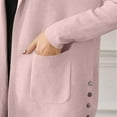 thumbnail image 3 of YFNNUP Womens Cardigan Sweater Open Front Knit Mid Length Coatigan Dressy Casual Lapel Jacket Coat 2025 Fall Outfits Classy Clothes, 3 of 6