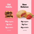 thumbnail image 4 of Strawberry Fruit Bars, Prebiotic High Fiber Snack, Organic Snack, Healthy Snacks for Adults and Kids, Low Sugar, Vegan, Office Breakfast Bars, USDA Certified Organic, Non GMO (Pack of 12), 4 of 5