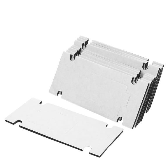 BESTYASH 10Pcs No Drill White Adhesive Doorbell Mount Tape Strong Self Stick for Apartment Doors Easy Installation