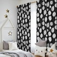 thumbnail image 3 of Pioneer Flower Floral Print Pattern Insulated Teens Curtains Set Of 2, Bedroom Essentials, Toddler Room Decor 52"x84", 3 of 3