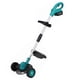 thumbnail image 5 of Cortadora de césped portátil sin escobillas, cortadora de césped eléctrica, cortadora de césped inalámbrica, poste telescópico ajustable con ruedas auxiliares para patios, jardines, parques, 5 of 11