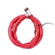 thumbnail image 1 of Candado de cable en espiral para bicicleta, rojo, resistente al agua, resistente al óxido, fácil de transportar, candado de seguridad universal para motocicleta, 1 of 5