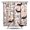 Adorab, variant on Adorable Dog Shower Curtain - Cute Pet & Furry Tail Design - Fade-Resistant Hotel Style Bath Curtain 84x72 Inches