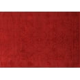 thumbnail image 1 of Ahgly Company Indoor Rectangle Abstract Orange Contemporary Area Rugs, 5' x 8', 1 of 1