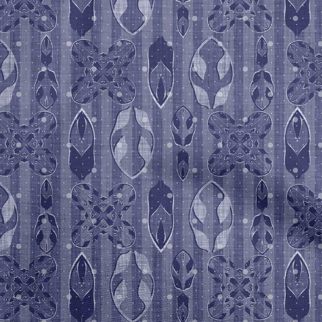oneOone Velvet Indigo Blue Fabric Asian Block Sewing Craft Projects Fabric Prints By Yard 58 Inch Wide