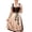 A1-Brown, variant on German Oktoberfest Apron Leopard Oktoberfest Dress Apron