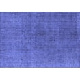thumbnail image 1 of Ahgly Company Machine Washable Indoor Rectangle Oriental Blue Industrial Area Rugs, 7' x 10', 1 of 4