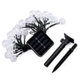 thumbnail image 3 of Lámpara 10m 50 LEDs Bola de cristal Solar Cadena de luces de hadas para decoración navideña al aire libre JShteea Para estrenar, 3 of 9