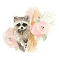 thumbnail image 2 of Loreth, Lanie 12x12 White Modern Wood Framed Museum Art Print Titled - Raccoon on Branch I, 2 of 4