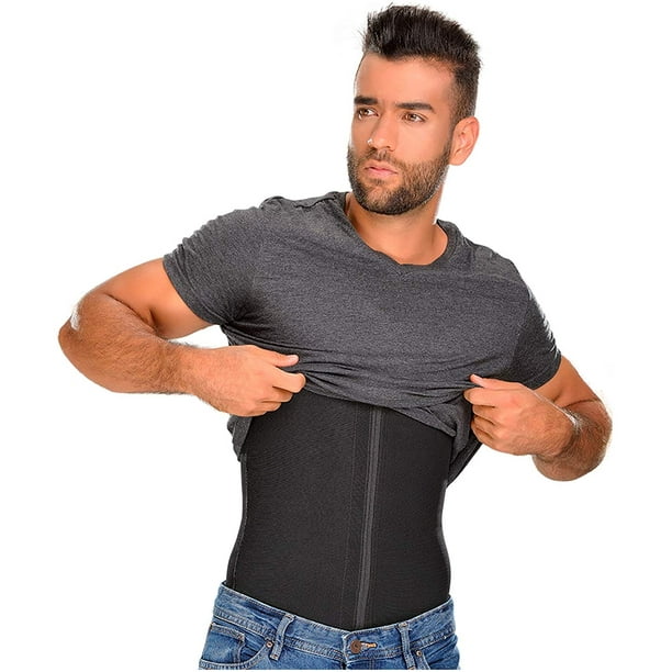 MD 0760 Gym Compression Vest Shirt Girdles for Men Fajas para