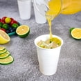 500 Pack 5 oz Disposable Plastic Cups, Small Plastic Drinking White ...