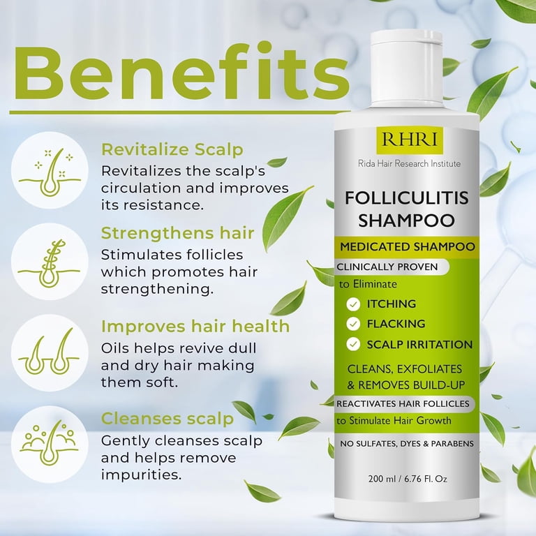 Anti Fungal Shampoo for Folliculitis, Seborrheic Dermatitis