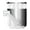 Black, variant on No Hook Shower Curtain with Snap in Liner, Red and White Gradient Hotel Shower Curtains for Bathroom, Washable Shower Curtain Liner Set with Mesh Top Window, 36"x78"