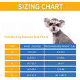 thumbnail image 5 of Dog Diapers, Washable Dog Period Diapers Cover, Adjustable Reusable Female Dog Diapers  for Heat, Period, Incontinence. Doggie Princess Dress   ( Small, 3 Packs), 5 of 6