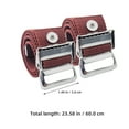 thumbnail image 4 of Miangastore Drywall Stilts Leg Strap Dark Red Adjustable Straps 2Pcs 23.6X1.5X0.4In, 4 of 8