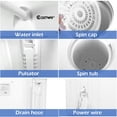 thumbnail image 4 of Costway 17.6 lb Portable Mini Compact Twin Tub  Washing Machine Washer Spin Dryer, 4 of 10